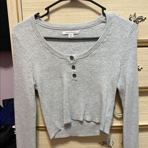 american eagle cropped sweater